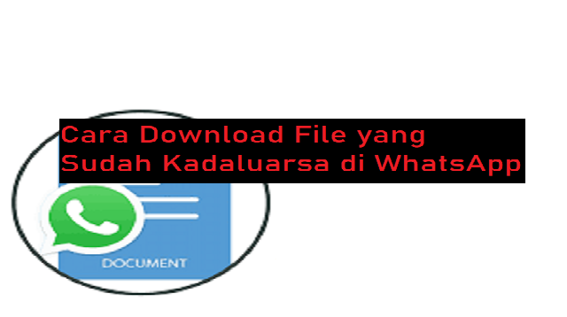 Cara Download File yang Sudah Kadaluarsa di WhatsApp