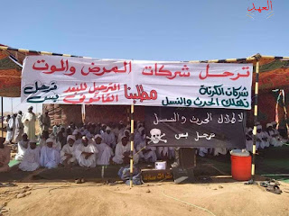 اعتصام في أكبر مناطق التعدين في السودان رفضًا لأضراره وتأثيره على المنطقة والمناخ