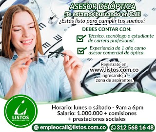 ✳️ | ▶ Empleo como Asesor de Optica en Cali |▷ ⚠️ ATENCIÓN ⚠️ #SiHayEmpleo #FelizMiercoles #Cali #Empleo #OfertaLaboral #OfertaEmpleo #Valle