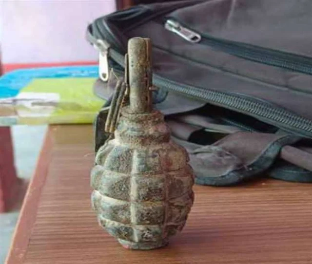 Hand Grenade found in Gahmar Ghazipur