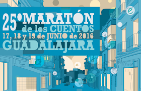 Cartel 25 Maratón Cuentos Guadalajara