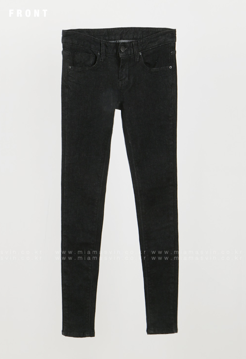  Stone Washed Black Skinny Jeans