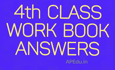 AP 4th Class English Work Book - Answers