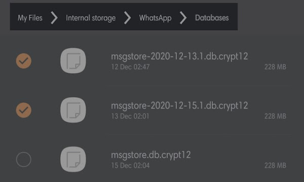 Cara Bersihkan File Cadangan WhatsApp