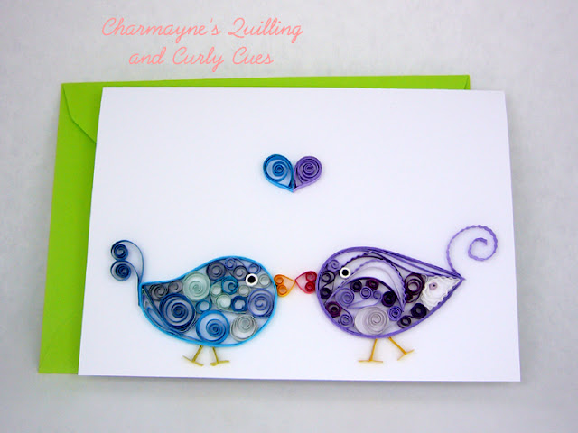 paper quilling love cards