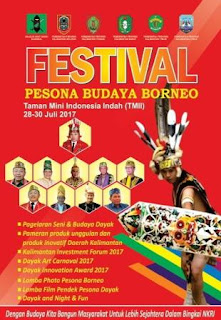 festival budaya borneo 4 negara diselenggarakan di tmii