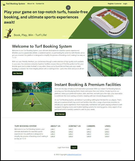 Turf Booking System image