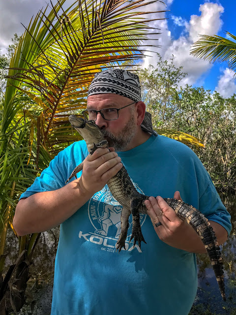 Bubba Harmon with an alligator