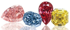 diamantes coloridos - vetorial