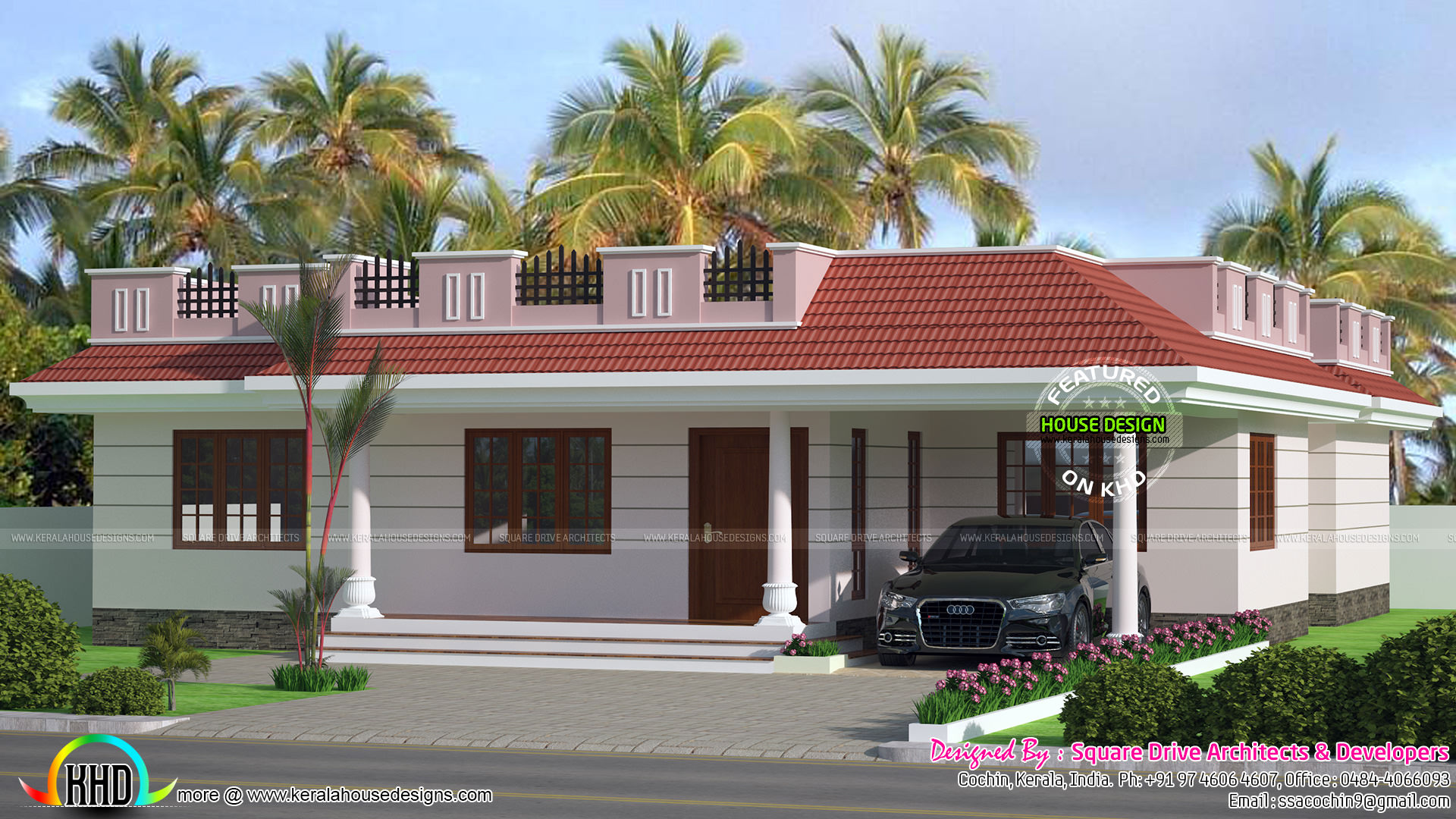 1567 sq ft modern 4 bhk villa Kerala home design and 