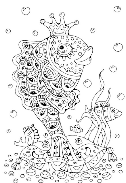 anti-stress, 2020, astrology, horoscope, Pisces, predictions, weekly, free, Pisces, coloring page, printable,