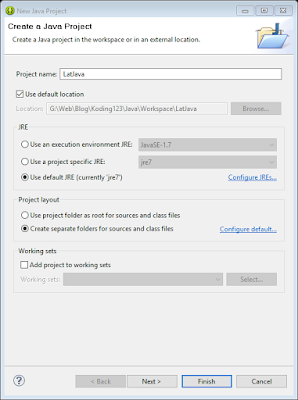 koding123 : Tutorial lengkap installasi Eclipse pemrograman Java