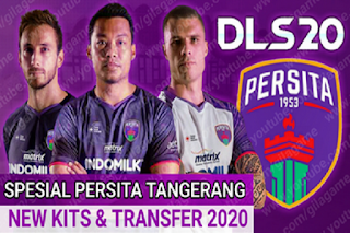DLS Mod Persita Tangerang Jersey Kits & Full Team Musim 2020
