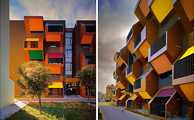 modern architecture - cube buildings