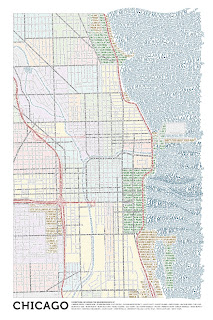  Typographic map de Chicago