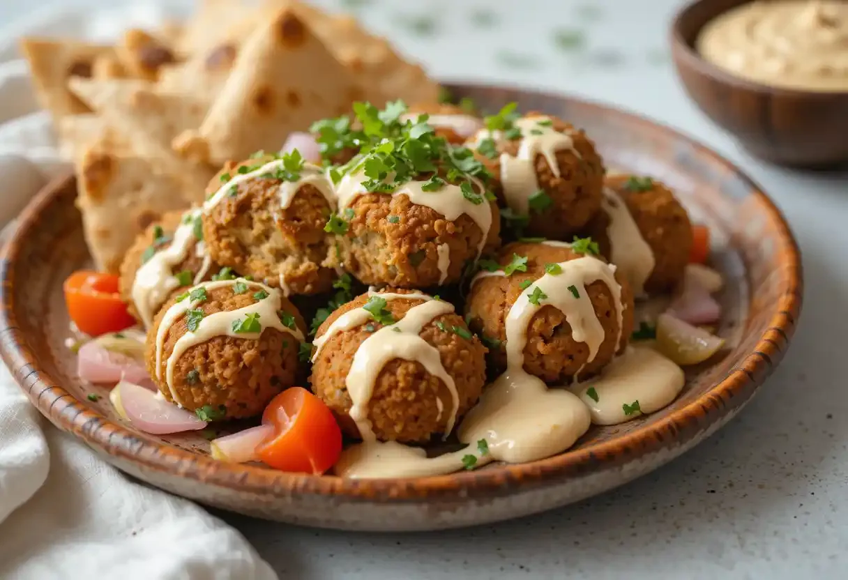 الفلافل بالفرن