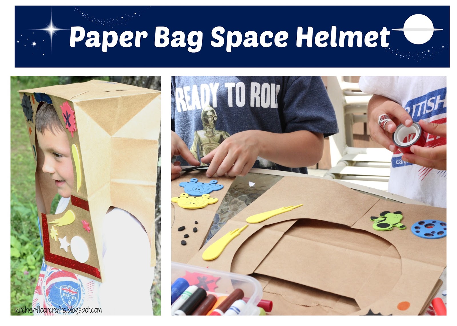 Download Kitchen Floor Crafts Paper Bag Space Helmets