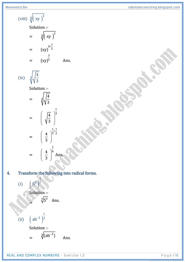 real-and-complex-numbers-exercise-1-3-mathematics-9th