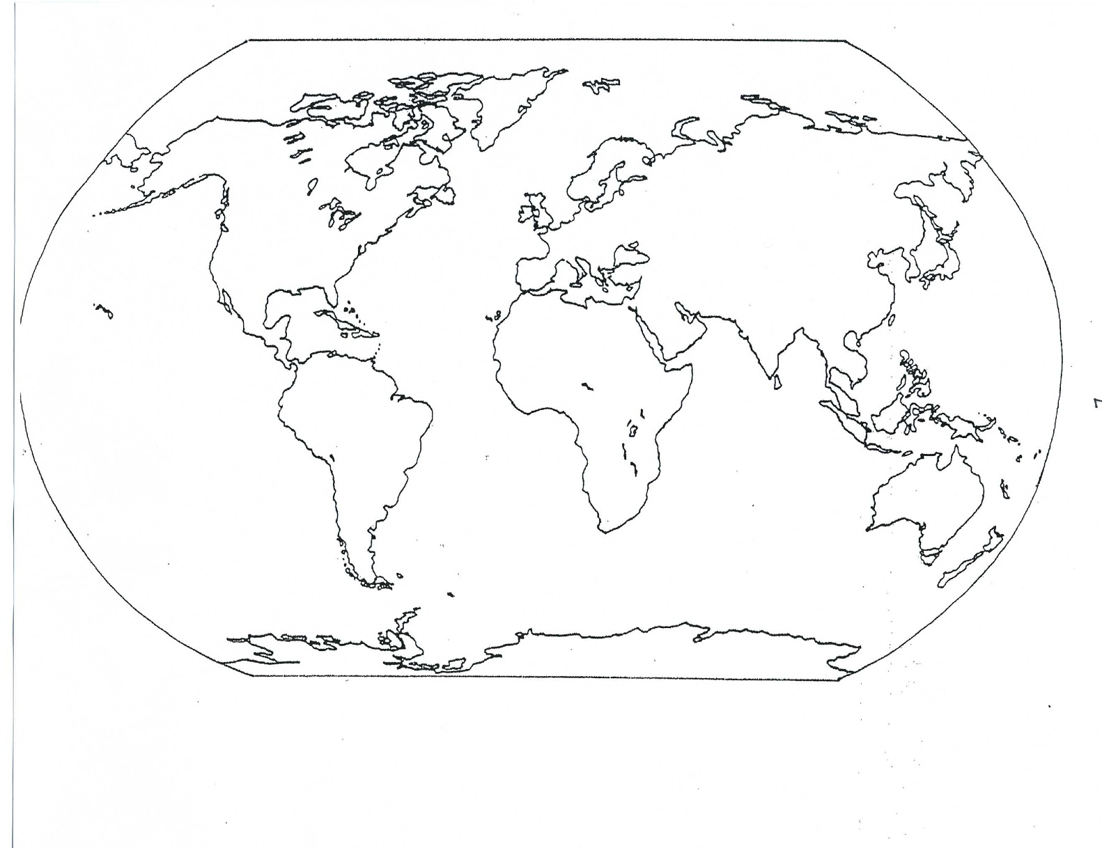 mrguerrieros blog blank and filled in maps of the continents and oceans