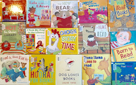 library day, library storytime, books about reading