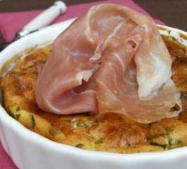 clafoutis jambon de parme