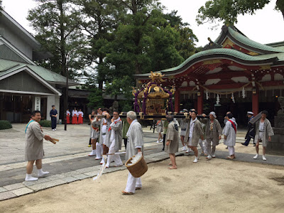 八坂神社神輿発輿祭（平成27年7月18日）