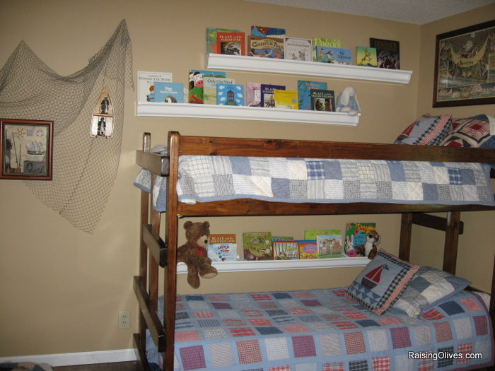 Rain Gutter Bookshelves!