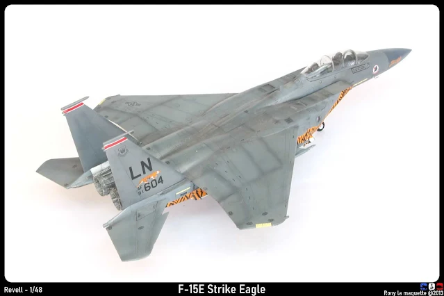 Maquette du F-15 E Stike Eagle de Revell au 1/48.