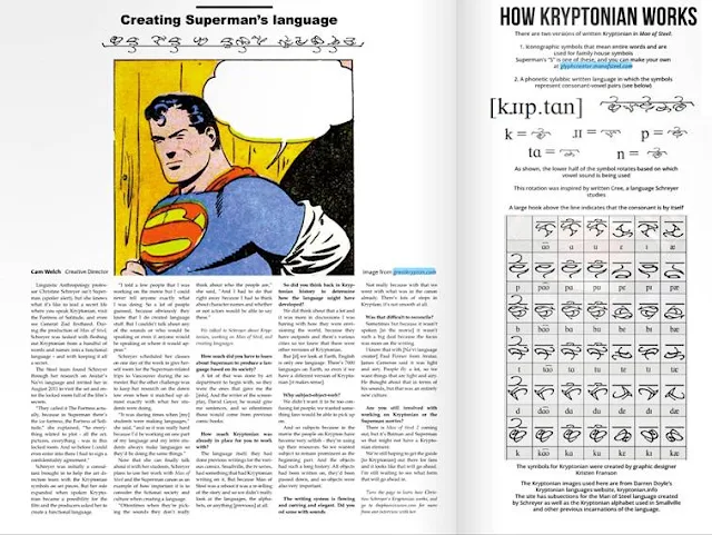 Mengintip Bahasa Planet Krypton