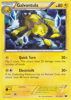 Galvantula Dark Explorers Pokemon Card