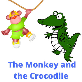 The Monkey and the Crocodile Story for Kids