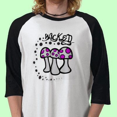 Wicked Mushroom T-shirts and