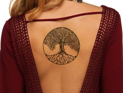 Tatuajes de árboles celtas de álamo