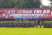 Prajurit Yonmarhanlan I Mengikuti Upacara Hari Juang TNI AD Tahun 2022 di Kodam I BB