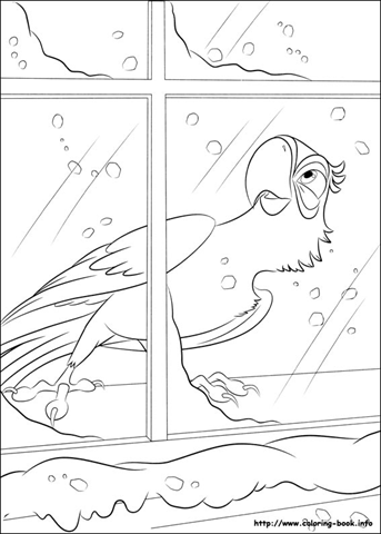 Desenhos para colorir filme Rio