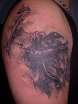 Shoulder Viking Tattoo Design 3 norse tattoo designs