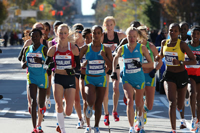 le groupe pro femme marathon de new york 2010