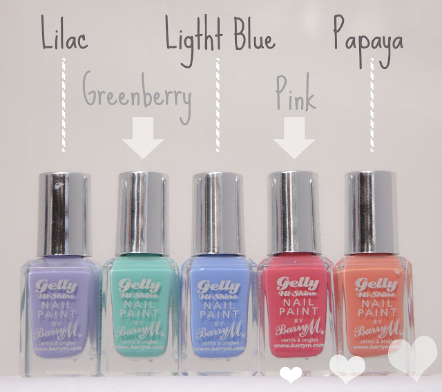 Barry M Spring Jelly Nail Varnish Swatch