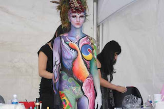 Various body paint color in the Body