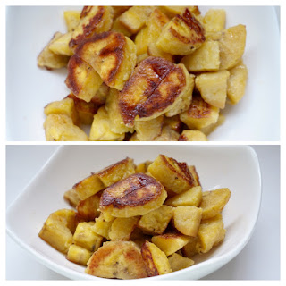 kerala banana sauteed in ghee and sugar