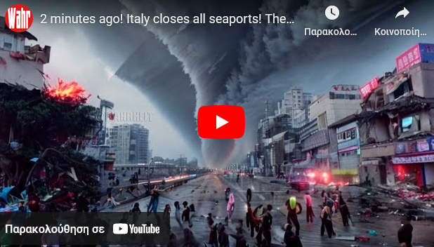 EKTAKTO!!Ο Ιταλός πρωθυπουργός, Μάριο Ντράγκι, κήρυξε κατάσταση έκτακτης ανάγκης!!Πριν 2 λεπτά!! Όλος ο κόσμος προσεύχεται για τους ανθρώπους στη  Ιταλία!![vid]