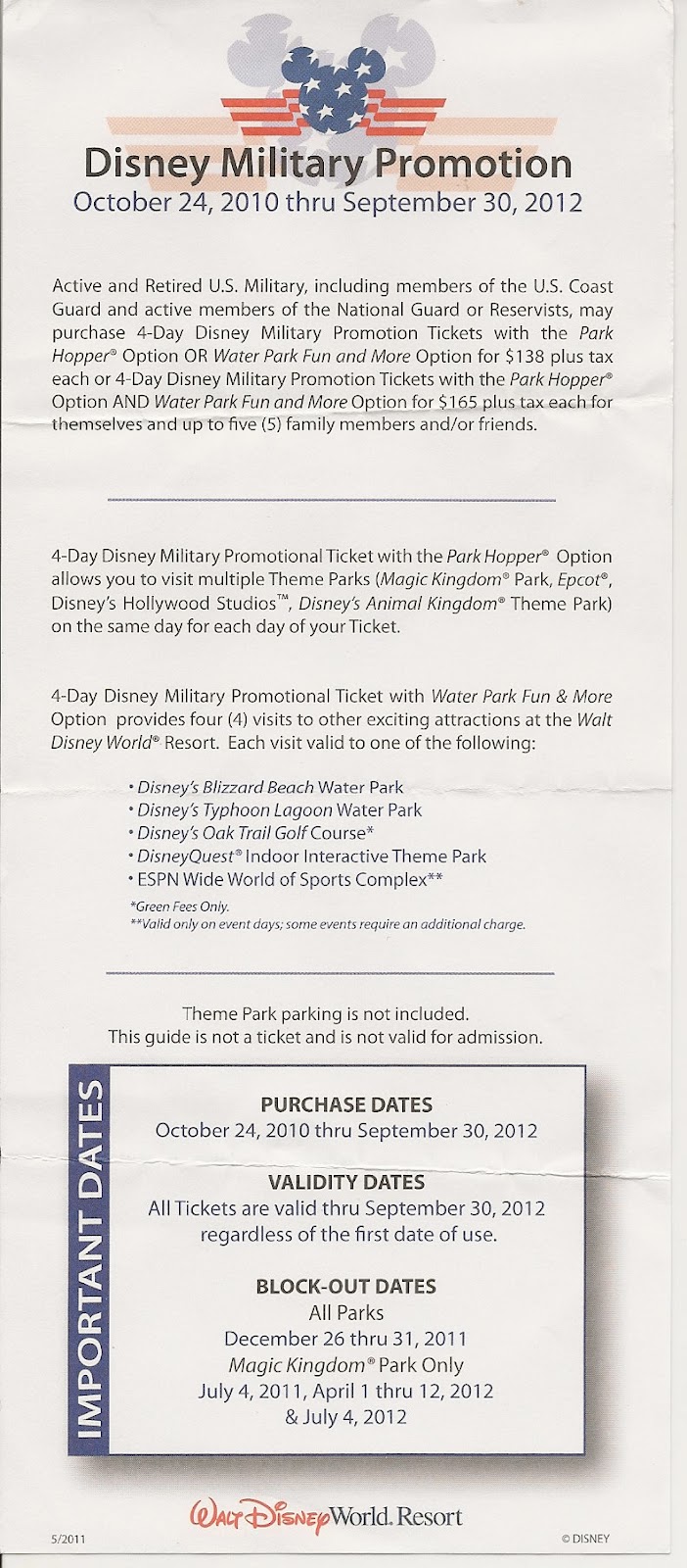 disney annual pass block out dates