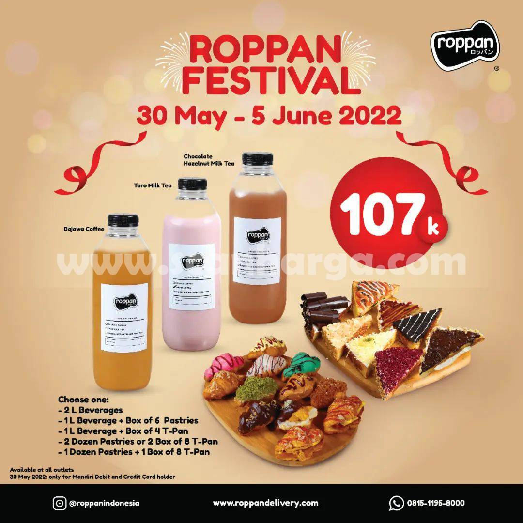 Promo ROPPAN Festival – Menu Spesial Cuma 107RB