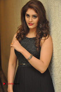 Actress Surabhi Stills in Black Long Dress at turodu Audio Launch  0027.JPG