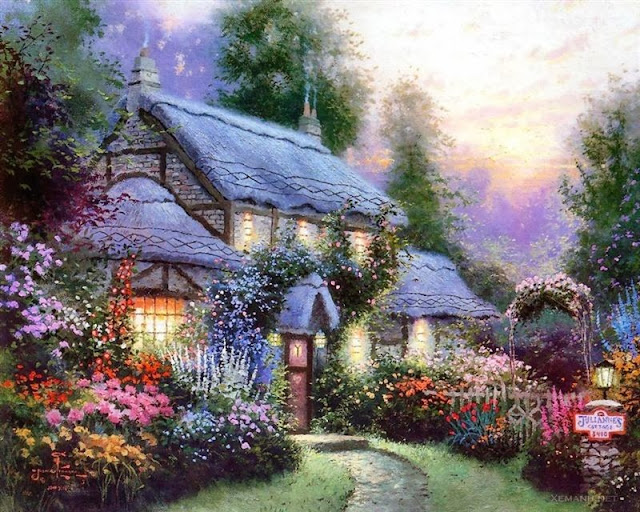 Ảnh nghệ thuật tuyệt đẹp của Thomas Kinkade'