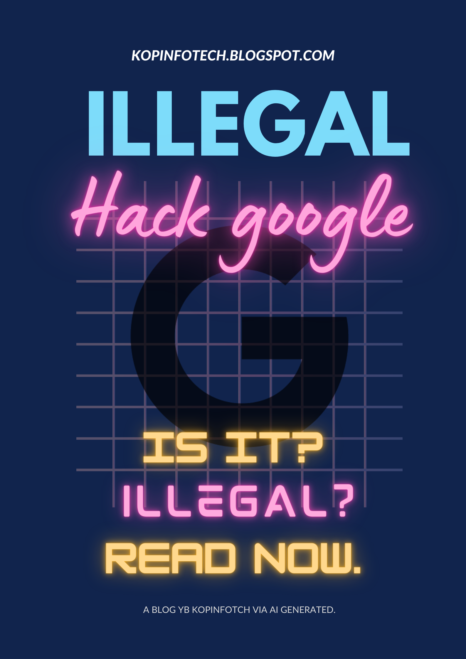 Is Hacking Google Illegal? Hack now and know more