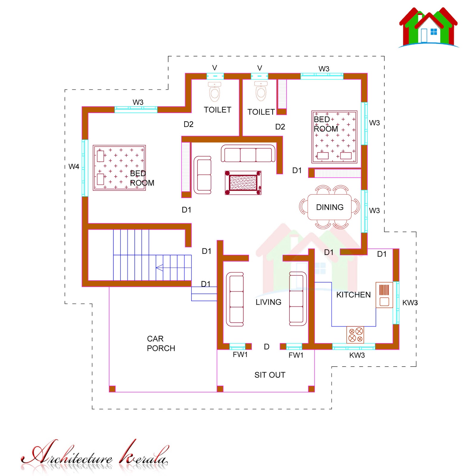 House Plan Of Kerala House Design Ideas