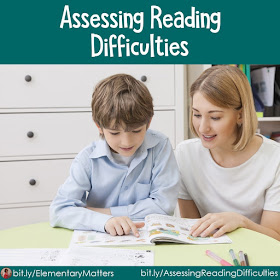 Assessing Reading Difficulties: Here are some ideas to help figure out what instruction struggling readers need for improvement