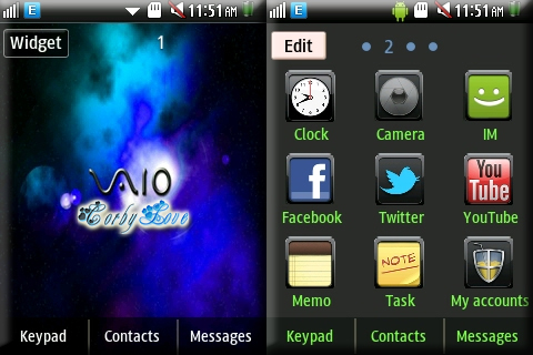 CORBY 2 THEMES: Blue VAIO Theme by Anonymous