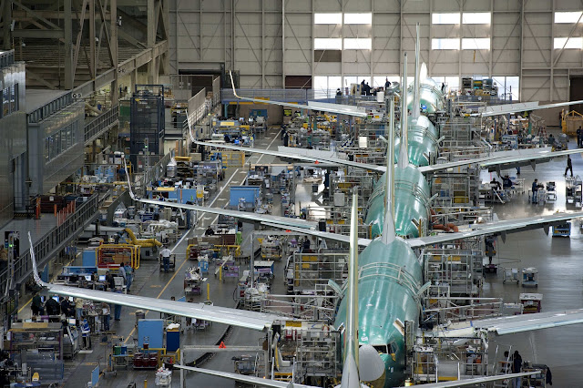 Boeing's Everett Production Line